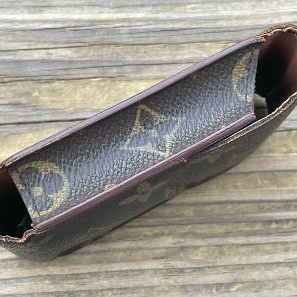 Louis Vuitton Monogram Cigarette Tobacco Case Brown Made in France Authentic LV - Picture 5 of 12